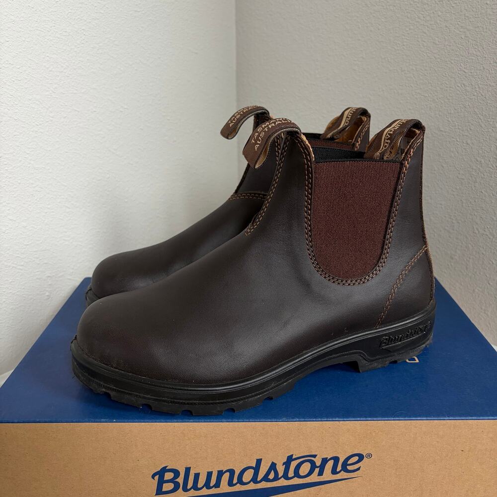 Blundstone Brown Leather Chelsea Boots (Size 4.5 AU)